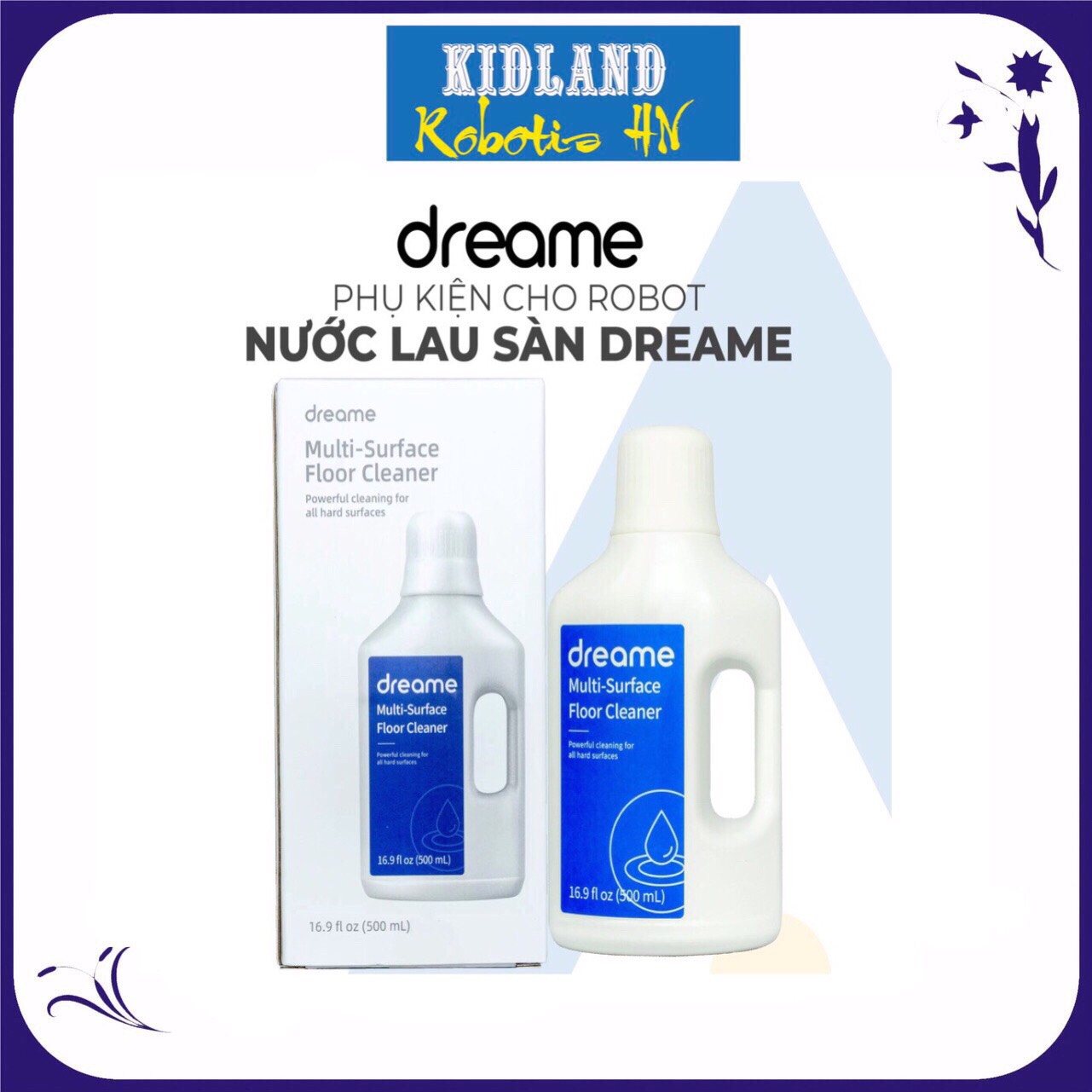 Nước lau sàn đậm đặc cao cấp dreame - dành riêng cho robot lau nhà ecovacs deebot / ilife / xiaomi / liectroux