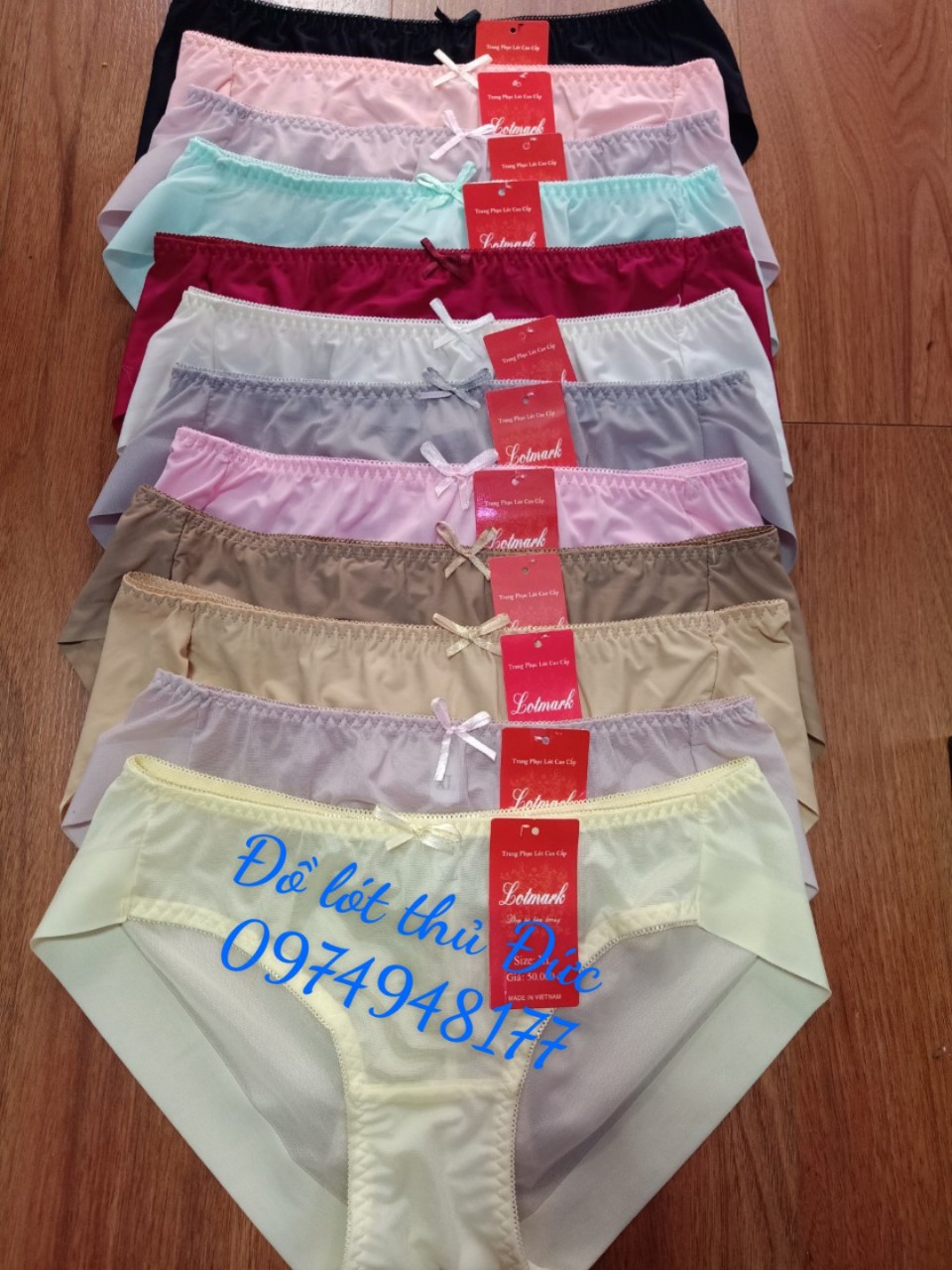 ♥️ Shop Uy Tín 020 ♥️combo 5 quần lót nữ trơn thun lạnh cao cấp