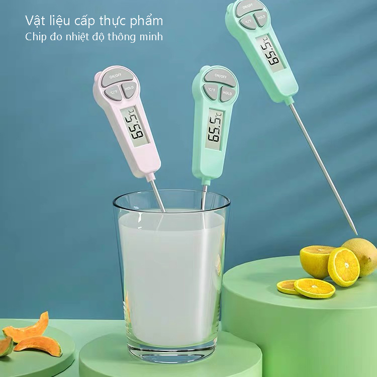 Nhiệt kế điện tử đa năng đo nước pha sữa, thực phẩm, nước tắm cho bé