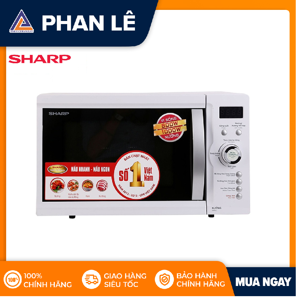 Lò vi sóng sharp r-g371vn-w 23 lít