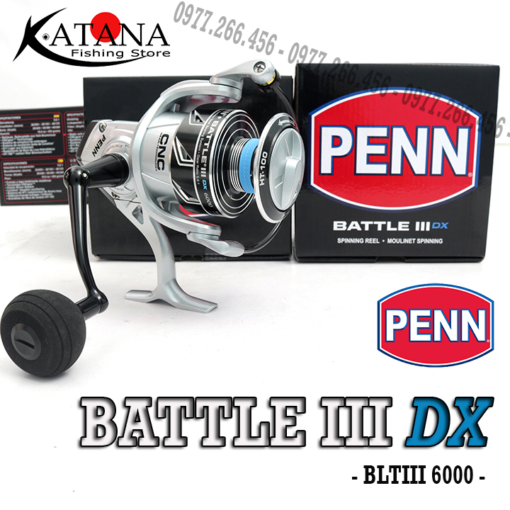 [HCM]Máy Câu Penn Battle III DX 6000 - NEW ! 2021