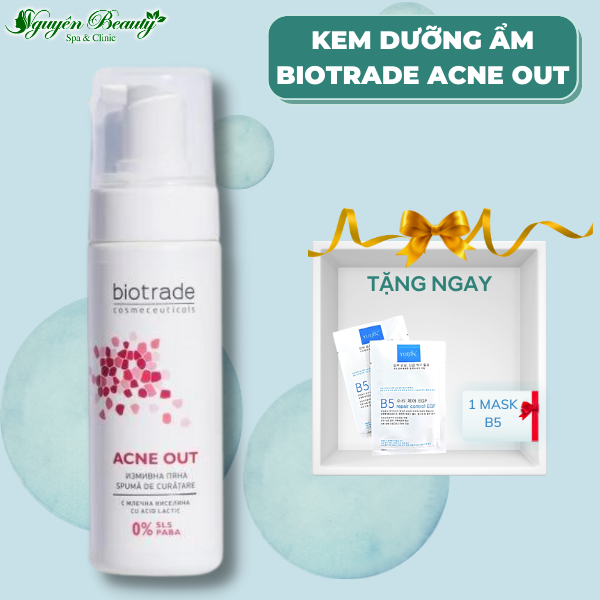 Kem dưỡng ẩm, phục hồi dành cho da dầu mụn biotrade acne out hydro active cream 60ml làm dịu da ngứa, tái tạo tế bào nhanh chóng