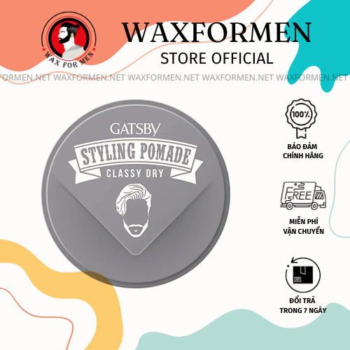 Sáp vuốt tóc Gatsby Styling Pomade Classy Dry 75gr - Wax for men