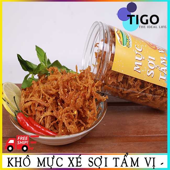 MỰC CÁN XÉ SỢI TẨM VỊ - ĐẦM ĐÀ HƯƠNG VỊ QUÊ