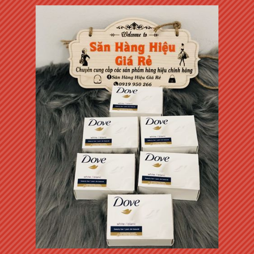 Bánh xà phòng dove white beauty bar with deep moisture