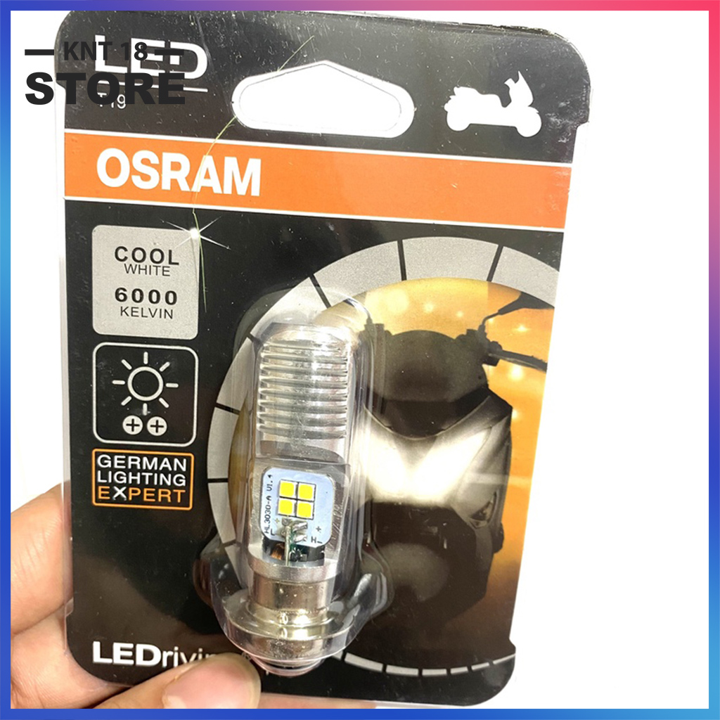 Đèn led pha xe máy siêu sang osram chân M5 12v ánh sáng trắng gắn các dòng xe hiện nay