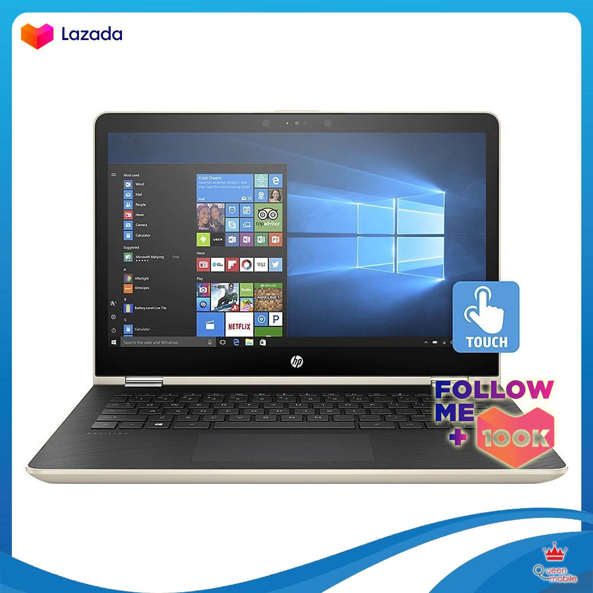 Laptop hp pavilion x360 14-ba121tu 3ch50pa core i5-8250u/win10 - gold