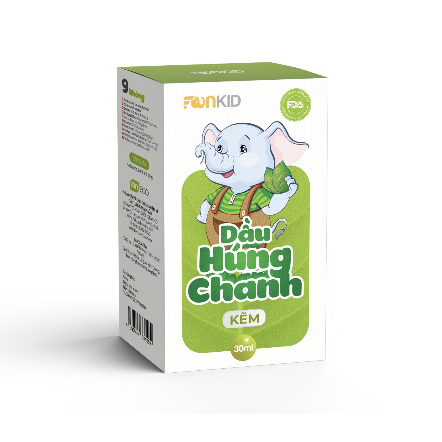 Dầu Húng Chanh Kẽm