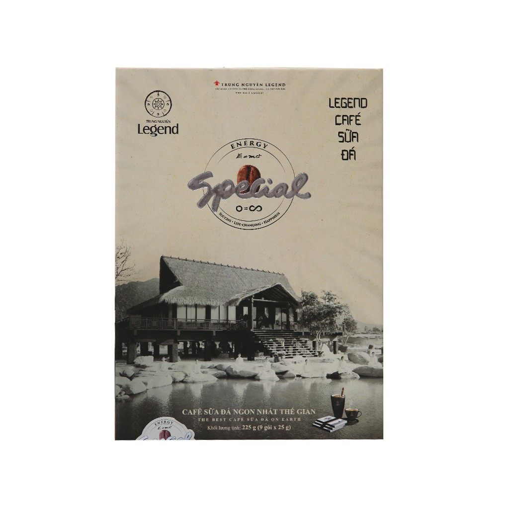 Cà phê sữa đá Trung Nguyên Legend hộp 9 gói 225g
