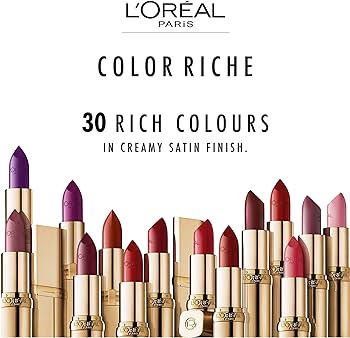 Son môi an toàn authentic L'oreal Colour Richie Lipstick 0,13oz-135 Ballerina Shoes/417 Peach Fuzz/317 Ruby Flame/752 Classic Wine/754 Sugar Plum/175 I Pink Ur Cute/180 Pink Flamingo/189 Ambitious Red/590 Blushing Berry/315 True Red/350 British Red (Mỹ)