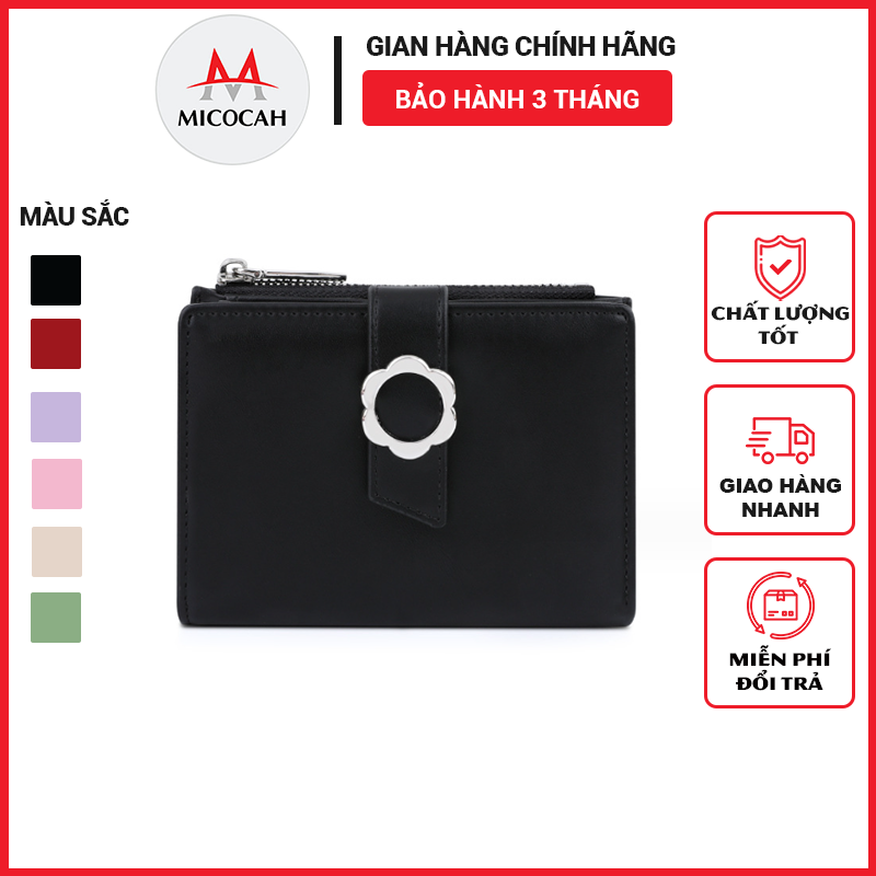 Ví Ngắn Nữ Mini Cầm Tay TAILIAN Nhỏ Gọn Dễ Thương Nhiều Ngăn Đựng Tiền Da Cực Đẹp TL64 MICOCAH MALL