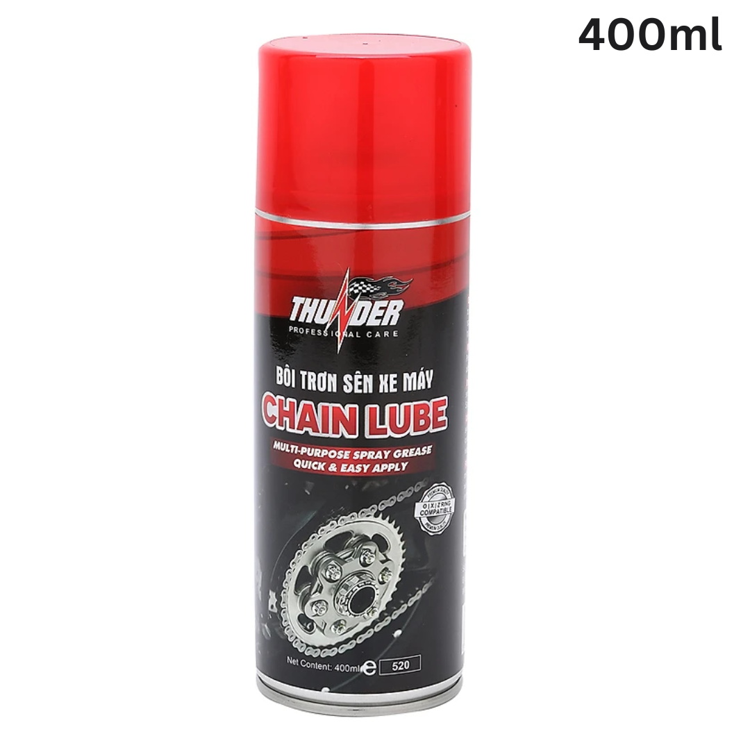 [HCM]Chai xịt Thunder chain lube (400ml) bảo dưỡng sên tránh mài mòn cơ học giúp sên bền hơn - MSN388231 Sản Phẩm Chất Lượng Gian Hàng Uy Tín Giá Cả Cực Tốt Mua Ngay.