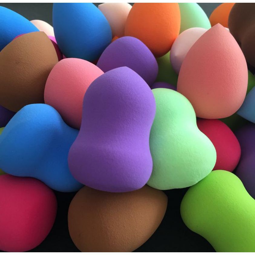 Bông Mút Tán Kem Nền Hồ Lô, Giọt Nước Siêu Cute Nhiều Màu Sắc -Z143-C2T2