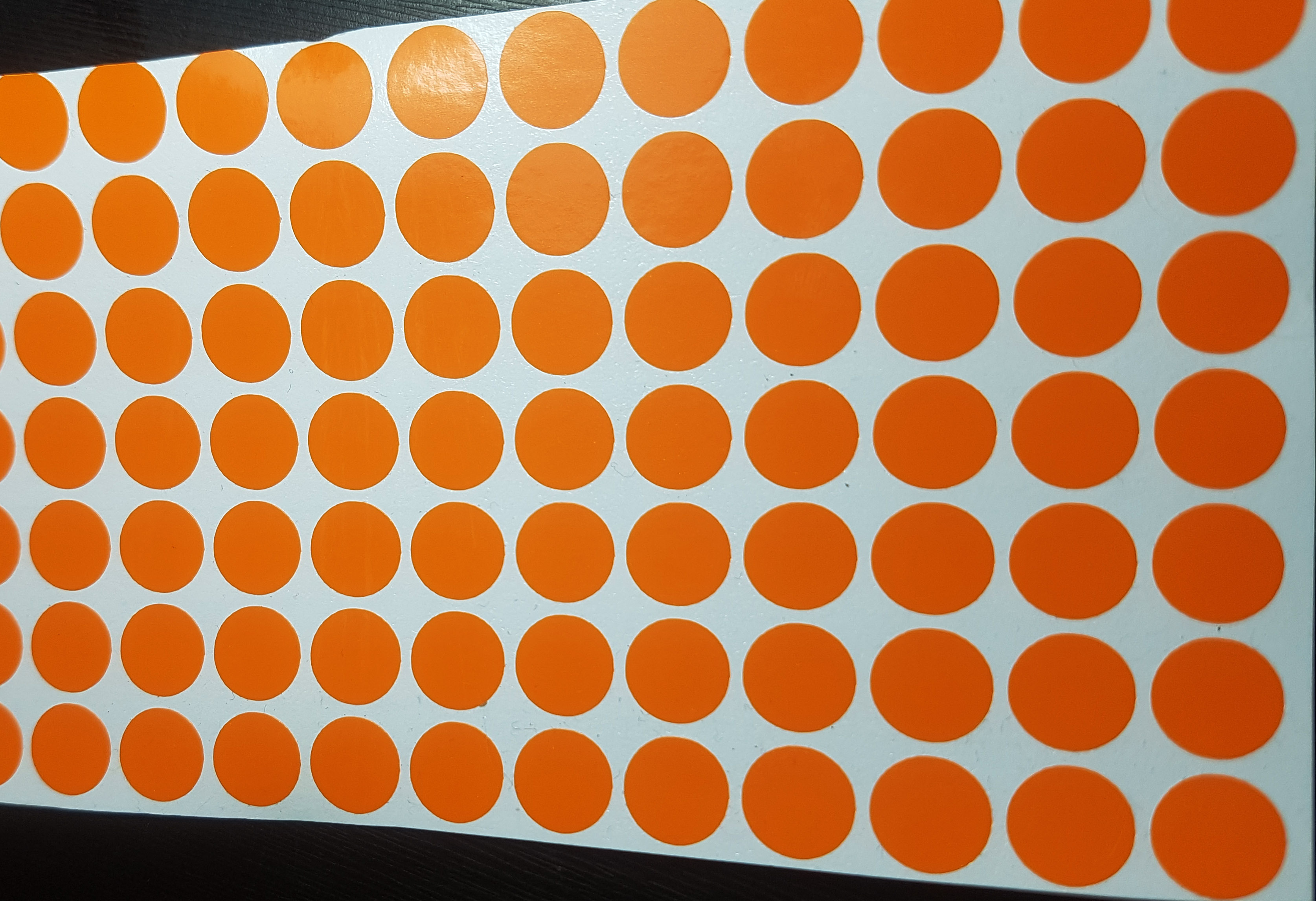 [HCM]100 Tem màu dán tròn không thấm nước 1cm giấy nhiều màu tem đánh dấu theo loại tem dán hộp sản phẩm tem nhãn