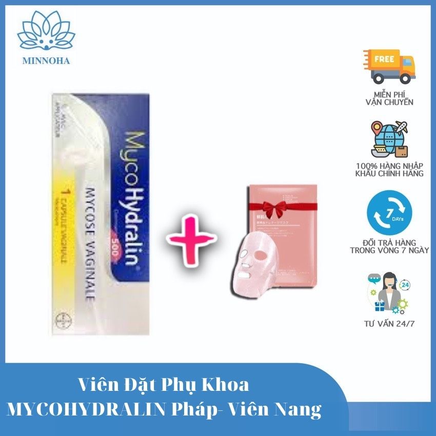 [Freeship+Quà 15k]VIÊN ĐẶT PHỤ KHOA MYCOHYDRALIN PHÁP - VIÊN NANG MỀM- Minnoha Store