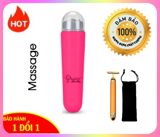 [HCM](Bộ 2 Món 1 Quà) Combo 02 Máy Mát Xa Mát Cầm Tay 102 Mini Nhét Túi (Tặng Kèm 1 Món Ngẫu Nhiên) - Bút Matxa Mắt Mini Cầm Tay Combo Máy massage cơ thể - Massage mặt massage mắt mini cầm tay tiện dụng - Máy Mát Xa Mặt Pin AA  - EMassage Pe