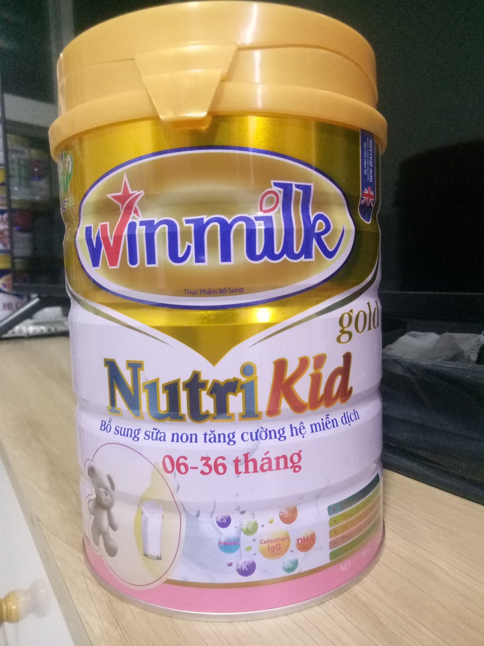Sữa bột Winmilk Nutrikid Gold 900g – Tăng cường miễn dịch, đường ruột khỏe mạnh, tiêu hóa tốt, không táo bón