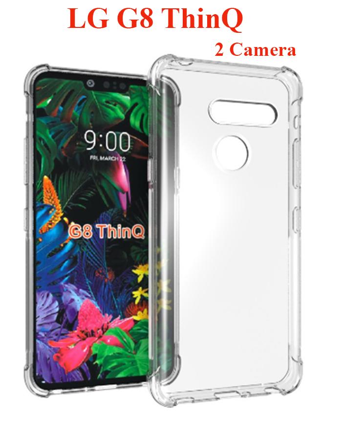 [HCM]Ốp Lưng LG G8 ThinQ 2 Camera (Mỹ) Trong Suốt Chống Sốc 4 Góc - Nhựa Dẻo Phủ NaNo