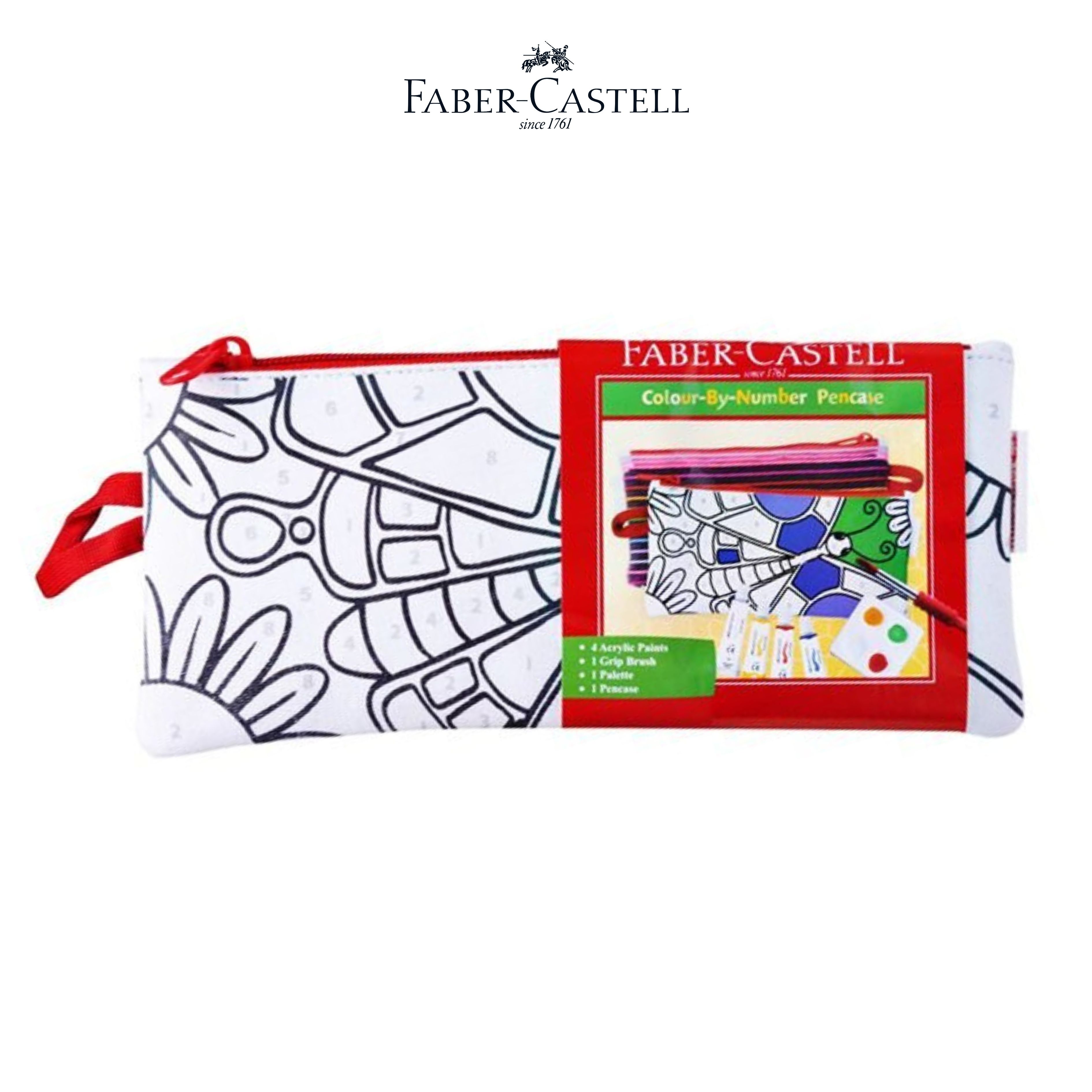 Bóp Viết Trang Trí Faber-Castell + Màu Acrylic