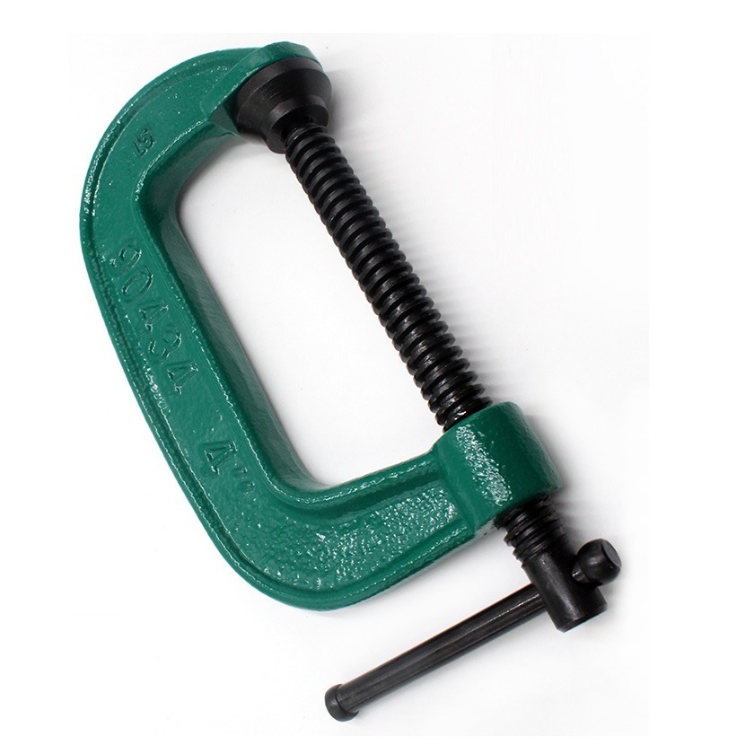 Cảo chữ c 4in/100mmchất liệu: khung sắt sơn tĩnh điện sata 90434