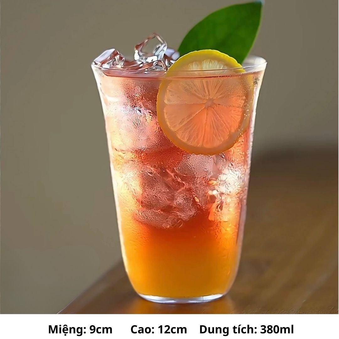 Heat-Resistant Thin Glass Cup – Elegant Aesthetic Coffee & Matcha Drinking Glass for Home Café Decoration – Hibi - 5