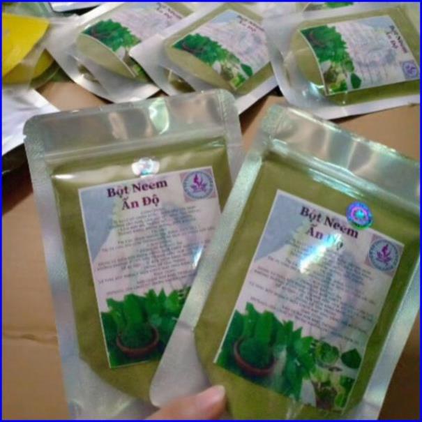 500gr Bột lá Neem đắp mặt giảm mụn Handmade