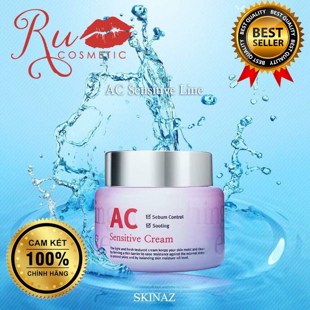 Kem dưỡng da AC Sensitive Cream skinaz 5.0