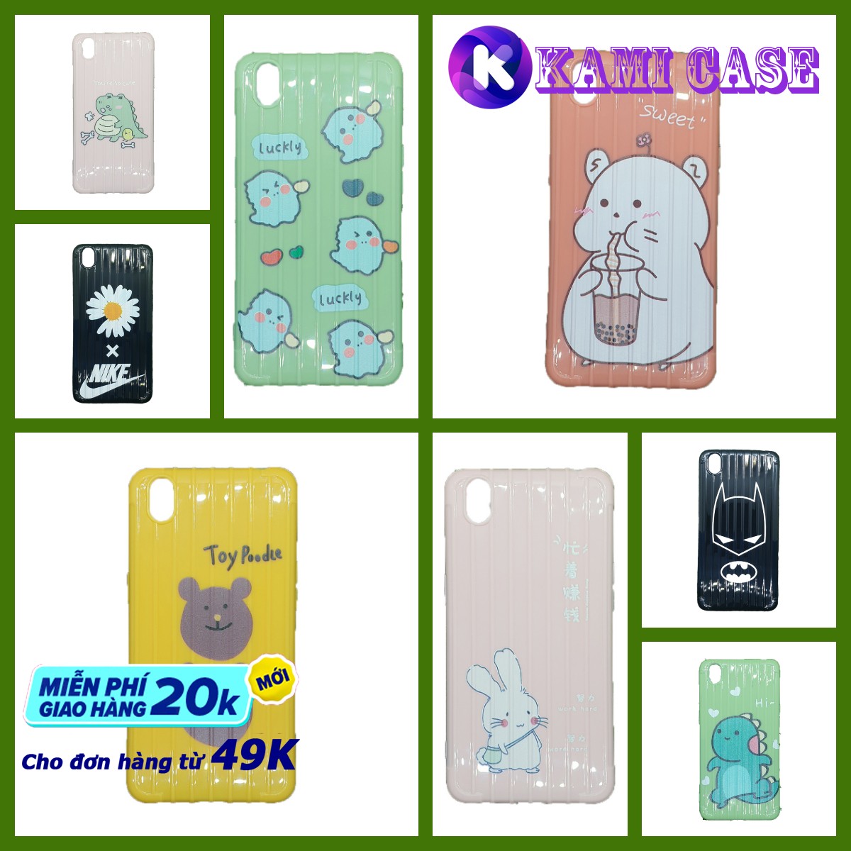 Ốp dẻo vali oppo a37