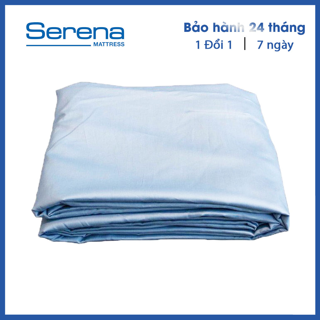 Vỏ bọc/áo bọc topper nệm SERENA cao cấp Cotton thoáng mát, 2 mặt, có dây kéo full size