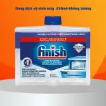 Dung Dịch Vệ Sinh Máy Rửa bát Finish 250ml không hương Làm sạch sâu trong máy  Nhập Khẩu Châu Âu Chính Hãng