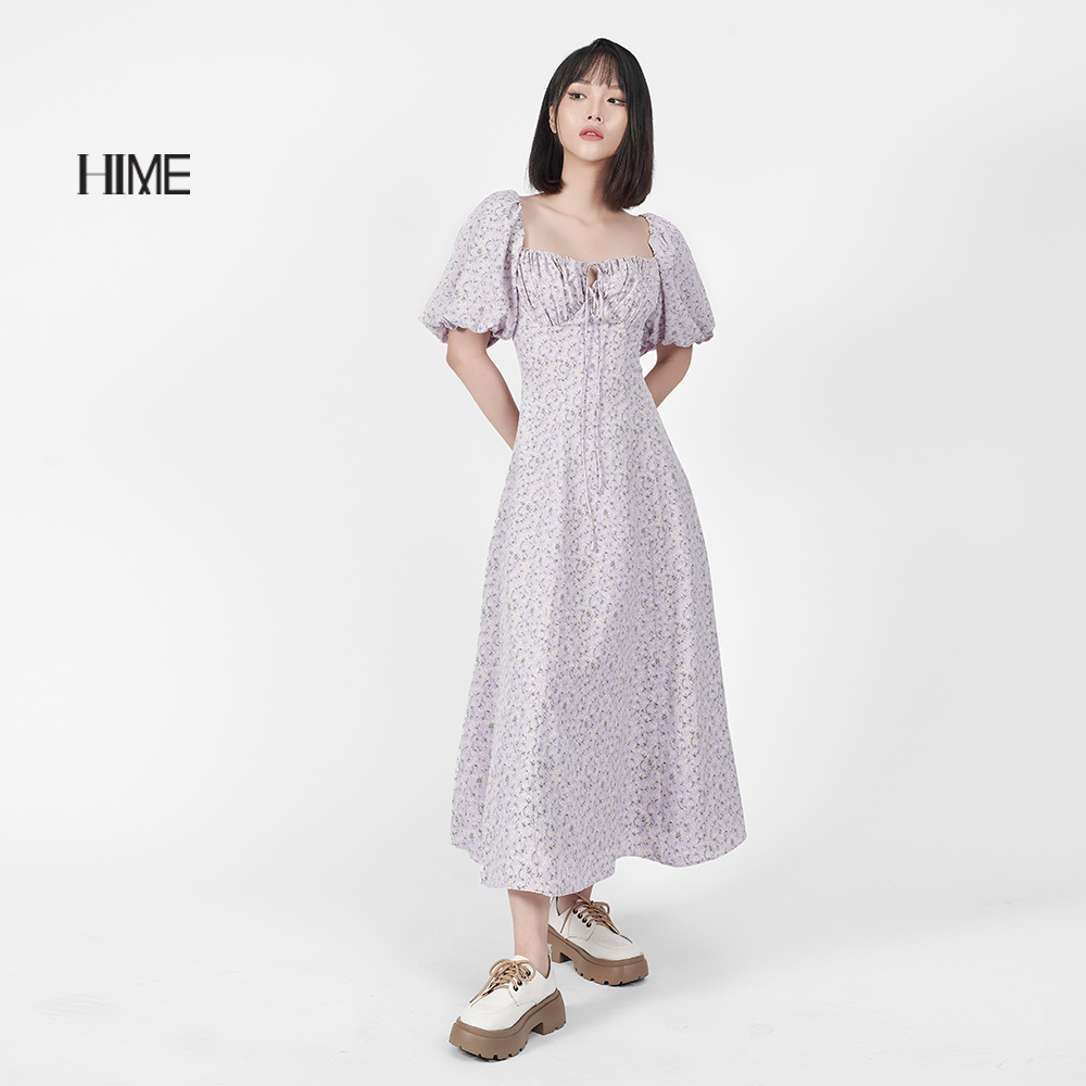 Váy dài hime thiết kế tay bồng h089