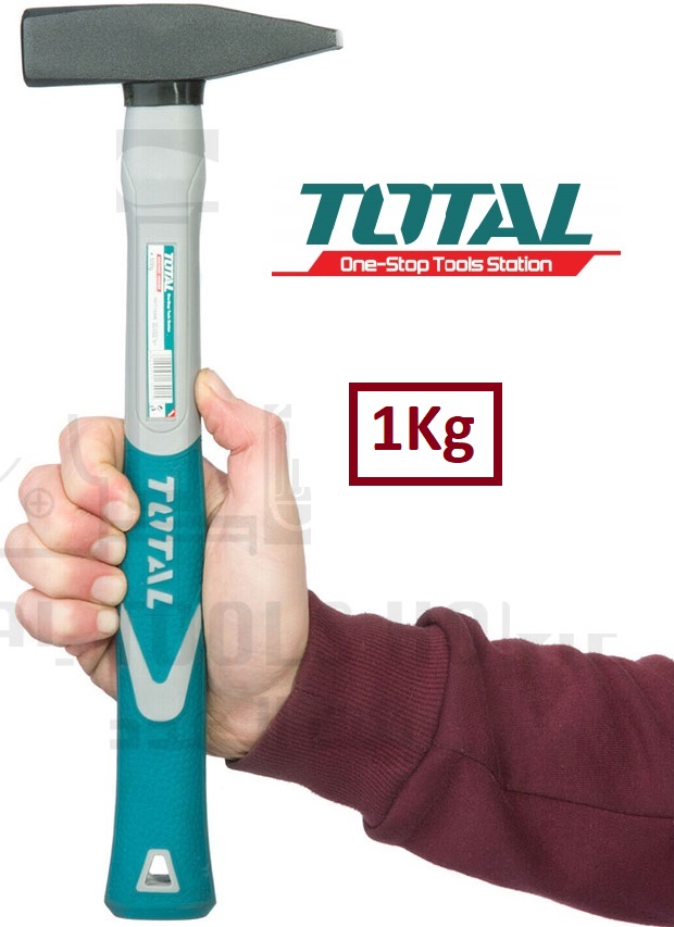 Búa thép cán nhựa đóng đinh cơ khí 1000g 370mm total tht7110006