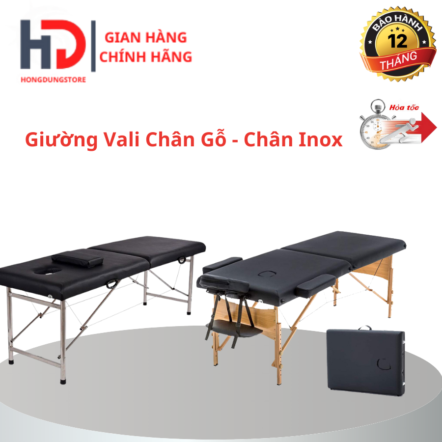 Giường gấp gọn phun xăm, giường vali phun xăm, giươn gấp vali chuyên dùng cho cá nhân, spa, thẩm mỹ viện, phòng khám