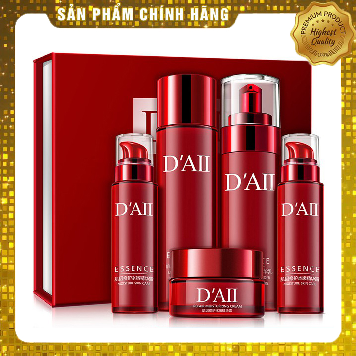 Bộ mỹ phẩm chăm sóc da/ Bộ dưỡng da 5 món/ Set dưỡng da cao cấp/ Bộ sản phẩm chăm sóc da DA'II 5 Món