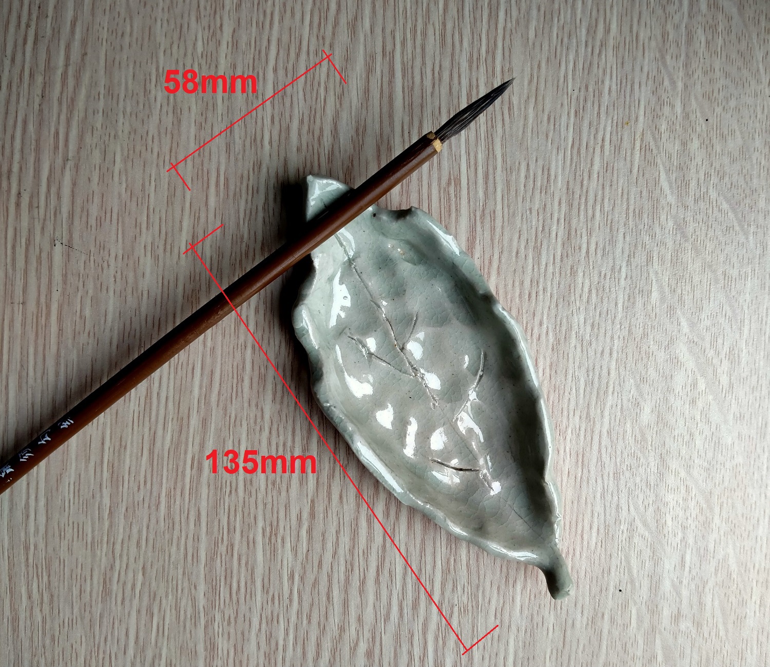 Nghiên mực viết thư pháp thư họa đĩa mực gốm sứ đĩa pha màu thư họa thủy mặc phong cách trung hoa nhật bản