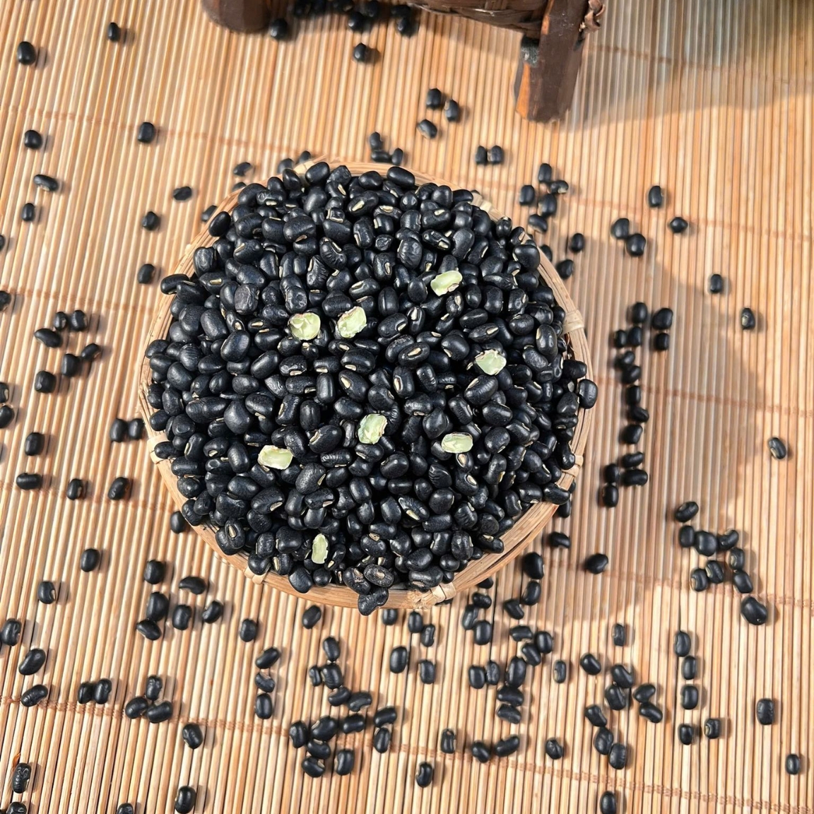 (500g, 1kg) Organic Green Black Beans with Small Seeds, Purebred from the Northwest Highlands, Used to Make Roasted Black Bean and Brown Rice Tea