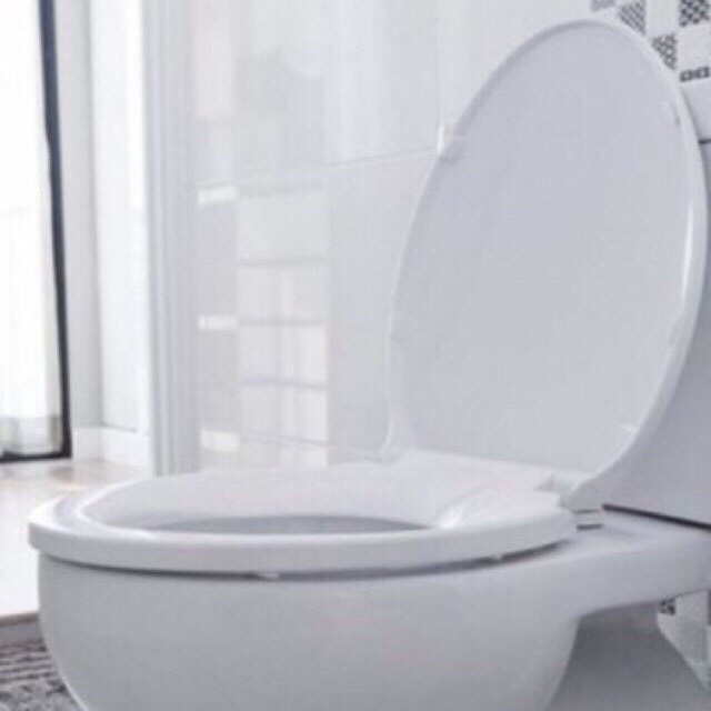 Nắp Bồn Cầu Nhựa Trắng Phù Hợp Hầu Hết Các Loại Bồn Cầu