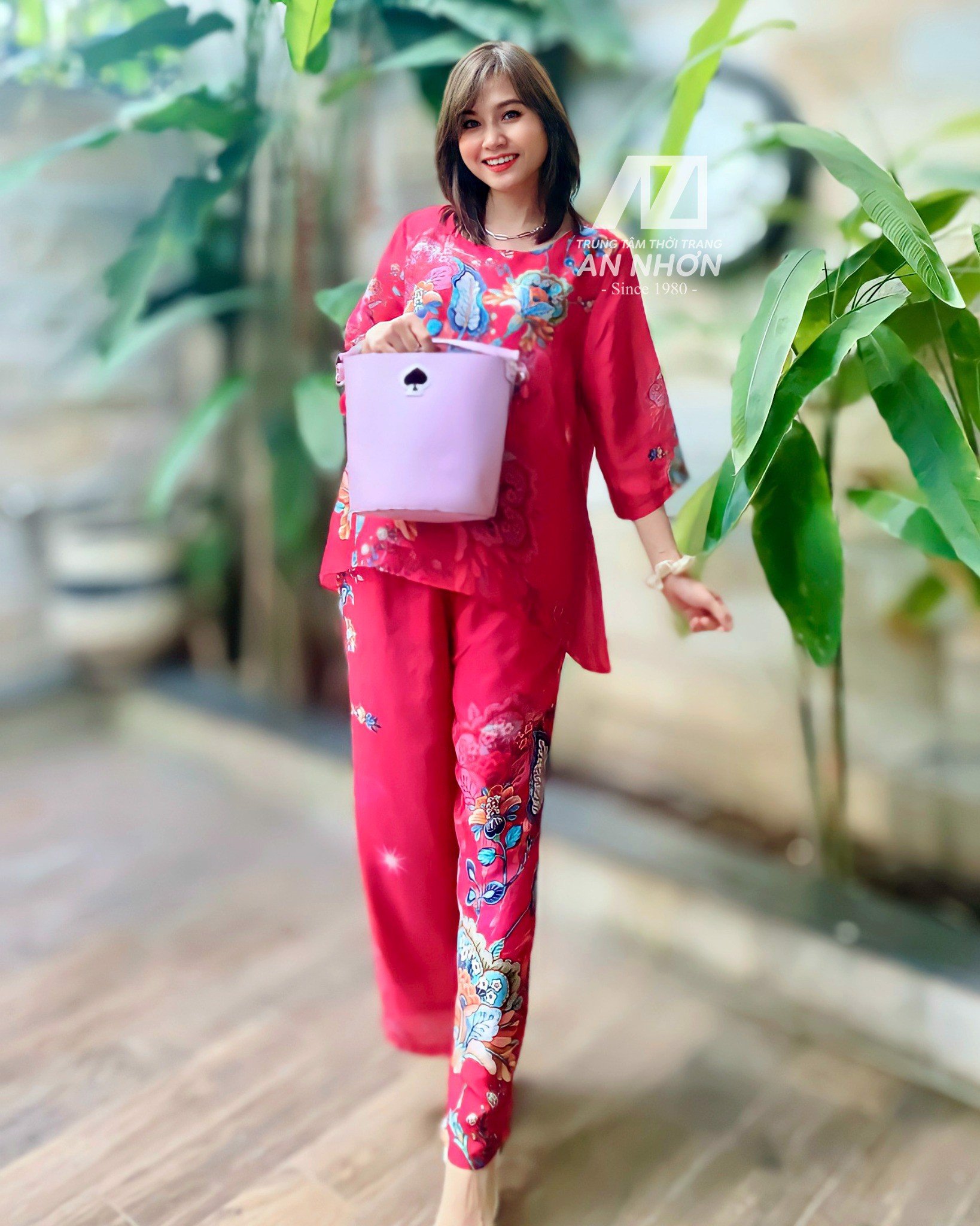 Set bộ trung niên silk tằm 30085-1678 - thời trang trung niên an nhơn