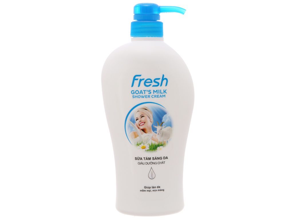 Sữa tắm sữa dê sáng da Fresh giàu dưỡng chất 550 g
