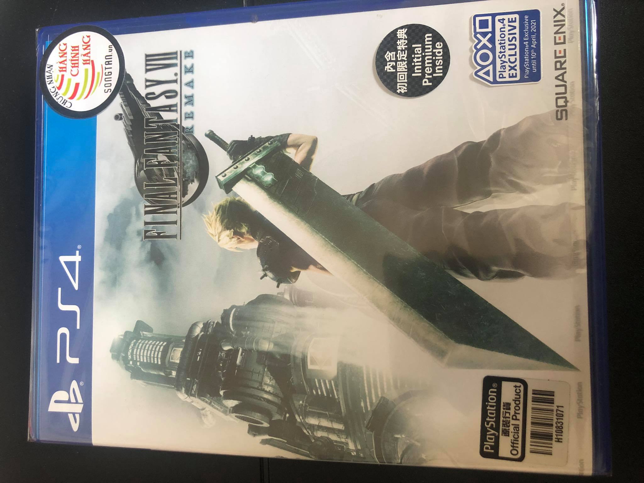 Đĩa game ps4 final Fantasy 7 remake