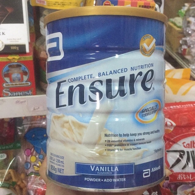 Sữa ensure úc 850g