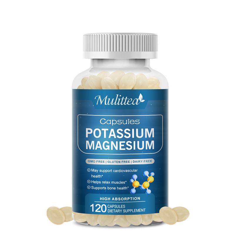 Mulittea Magnesium Potassium Supplement Magnesium Complex to Support Heart