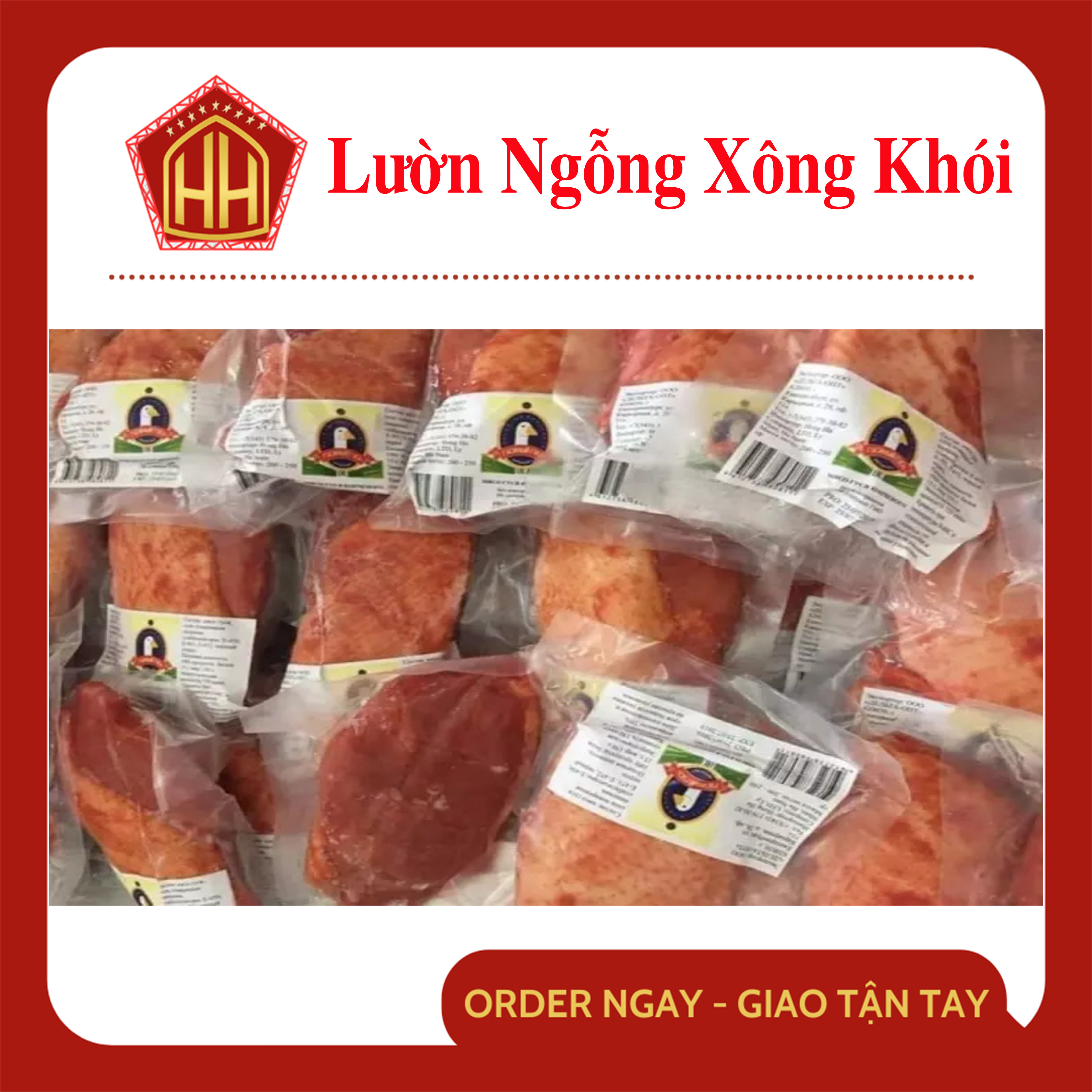 [Chỉ Giao HCM] Lườn Ngỗng Xông Khói Nga (Set 4 miếng)