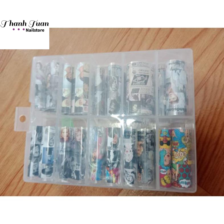 Foil dán móng dán nail các mẫu hot - Phụ kiện đồ nail Thanh Tuấn