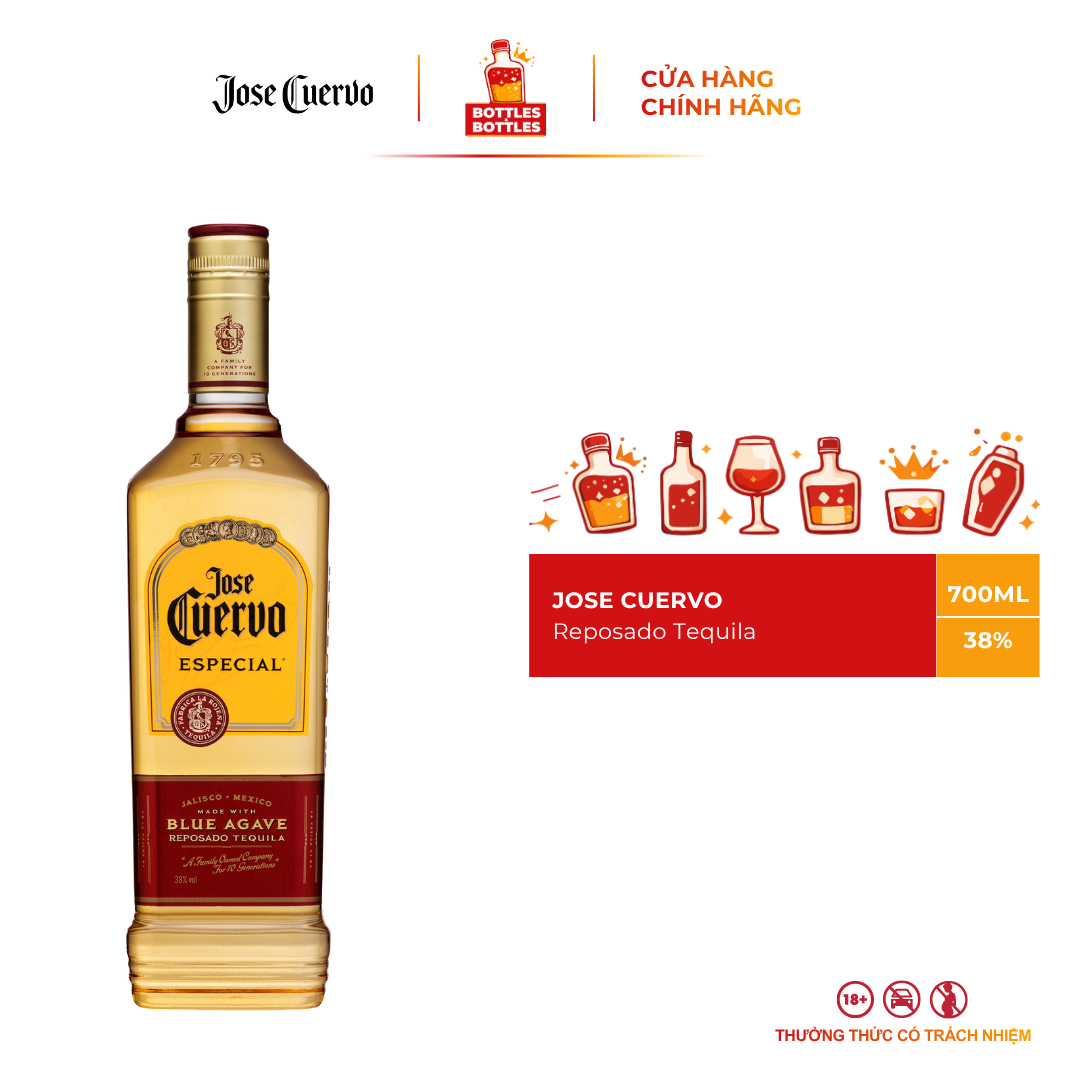Genuine - José Cuervo Especial Reposado Tequila 700ml - 38%