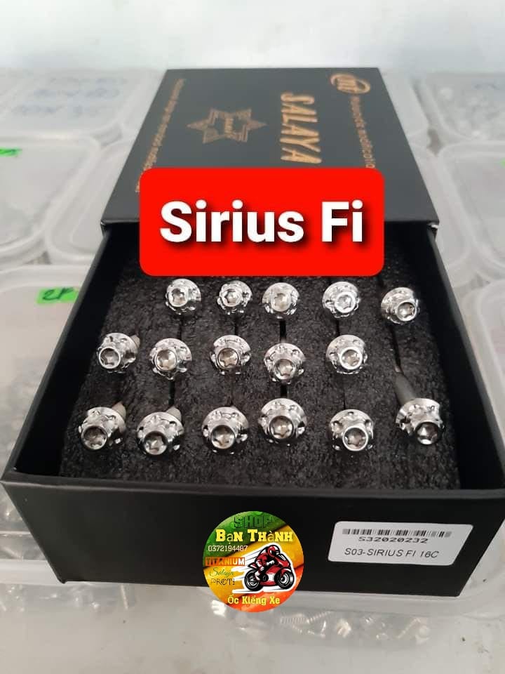 Bộ Ốc Lốc Salaya Sirius Fi (1 bộ 16 con) Mẫu 03