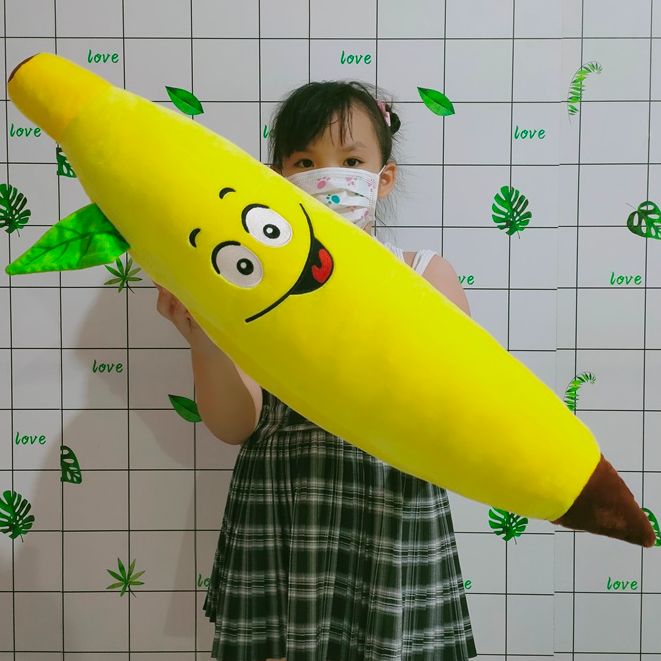 Gối ôm ngủ dài hình trái chuối gối ôm cho bé mềm mịn giá rẻ