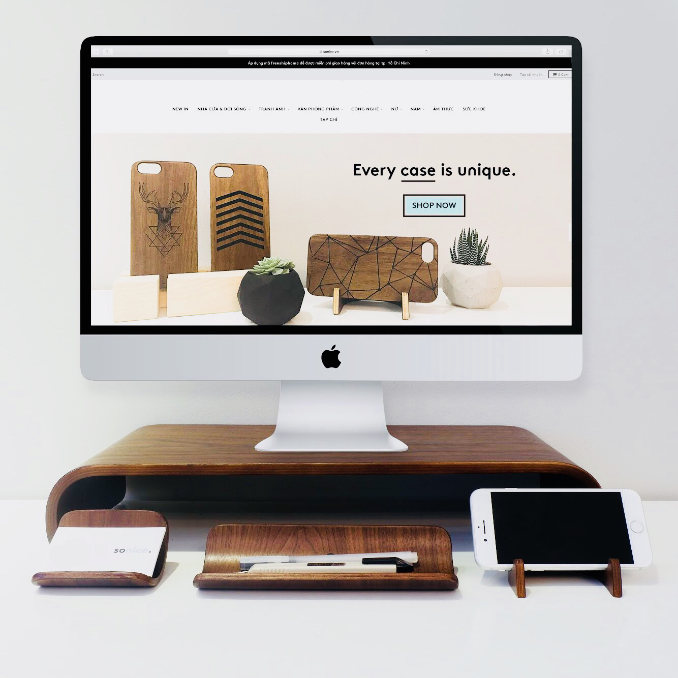 Kệ Màn Hình Máy Tính Kệ Imac PLC 492095 Plyconcept Bàn Kê Màn Hình Máy Tính Sang Trọng Cao Cấp