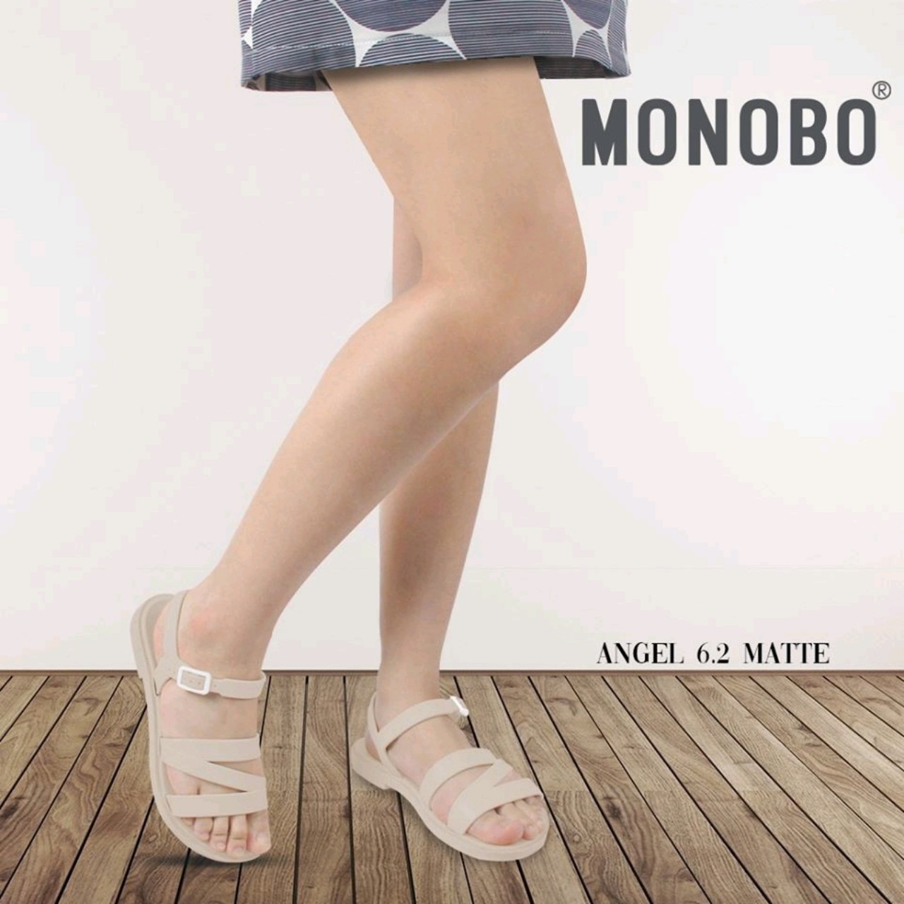 Giày nhựa sandal thái lan nữ quai hậu có khóa monobo - angle 6.2