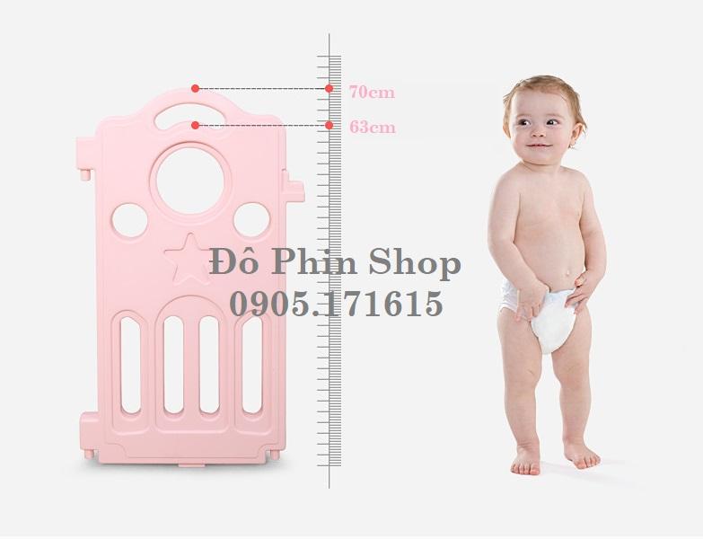 Quây cũi cao 70cm - Tấm lẻ - Quây cũi cho bé - Quây bóng cho bé